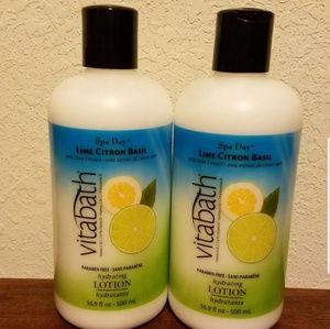 2x Vitabath Lime Citron Basil Body Lotion